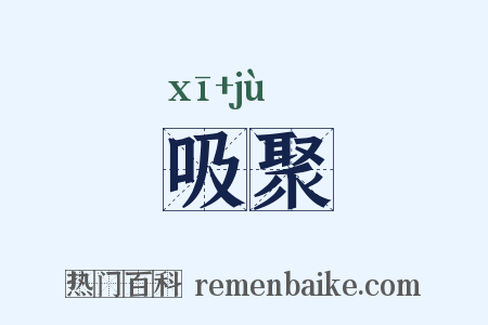 吸聚是什么意思的图片